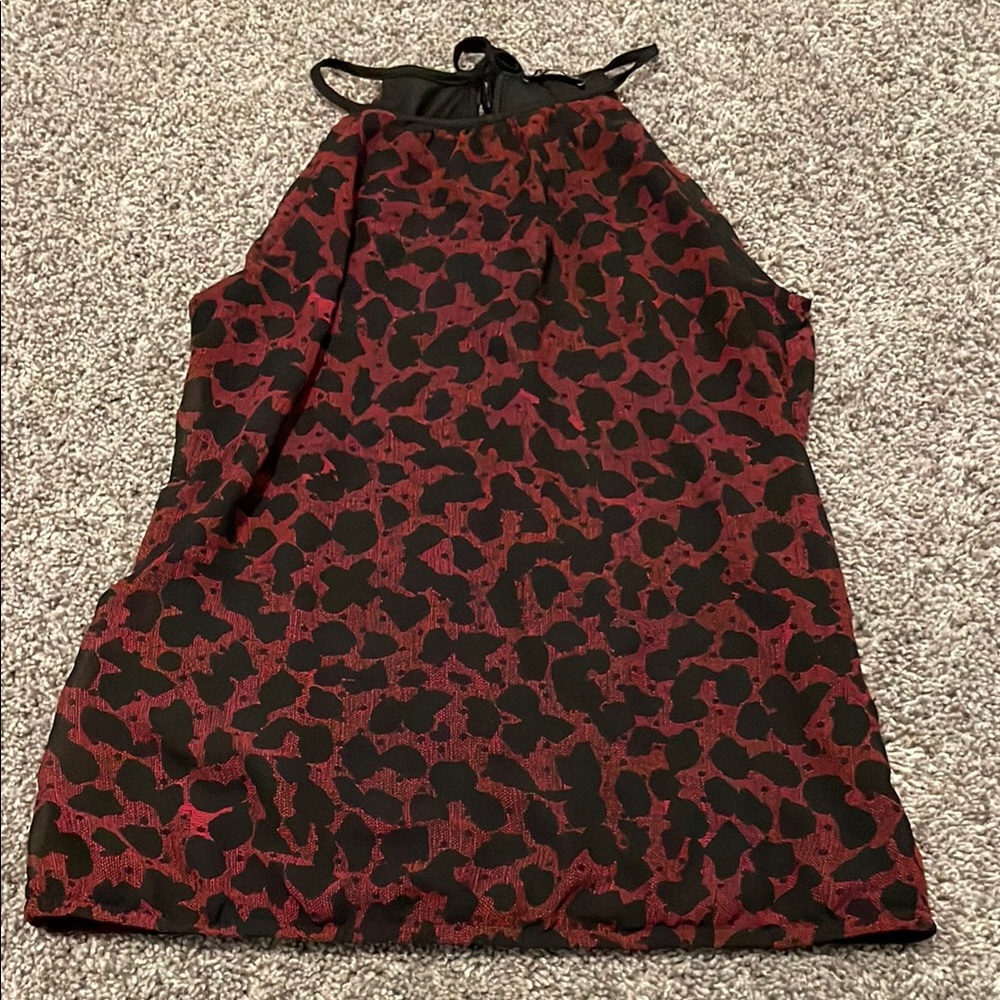Express Red and Black business top size small